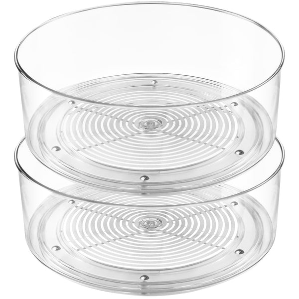 Pantry Lazy Susan - 2-Pack 360 Rotating Turntable Organizer