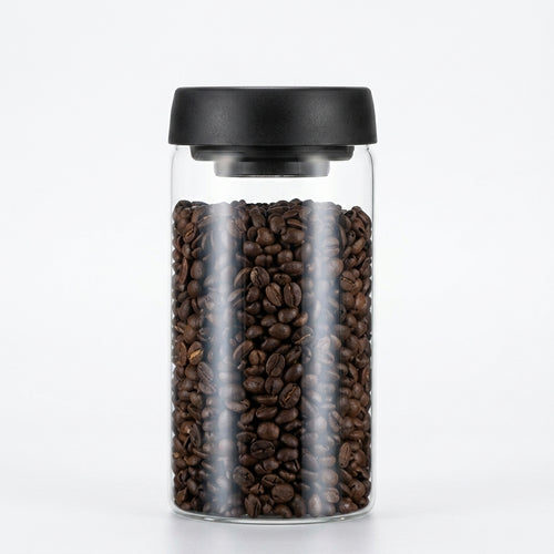 Airtight Glass Storage Jars - Vacuum-Seal Clear Kitchen & Pantry Canisters